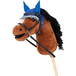 QHP Hobby Horse Oornetje - Kobaltblauw