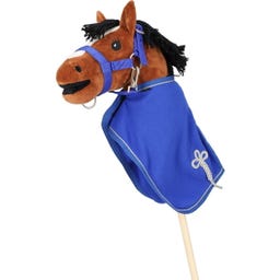 QHP Fleecedecke Hobby horse - kobaltbalu