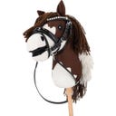 QHP Hobby Horse Hoofdstel Sunset - Zwart - 1 Stuk