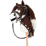 Bride avec Coutures Luxueuses pour Hobby Horse, Brun Fonc&eacute;