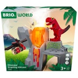 World - 36092 Dinosaurier-Vulkan mit Ausbruchsfunktion | Zugset