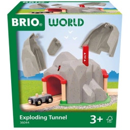 World - 36044 Tunnel mit Sprengfunktion | Zugset für Kinder - 1 Stk