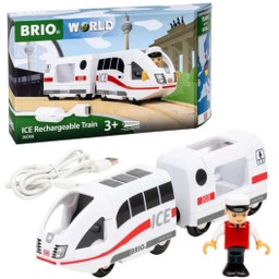 Bahn - 36088 Trains of the World ICE Akkureisezug, Akku-betriebene Spielzeuglok - 1 Stk