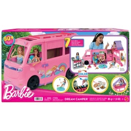 Super set da gioco per camper avventuroso con tenda sul tetto, griglia con effetto cambia colore