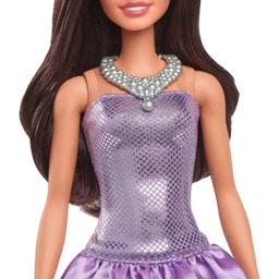 Fashionistas doll no. 234 in a purple sequin dress