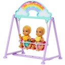 Bambola Skipper Babysitter con set da gioco per cameretta gemellare e accessori