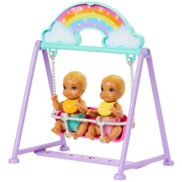 Bambola Skipper Babysitter con set da gioco per cameretta gemellare e accessori