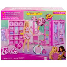 Giocattolo per guardaroba da sogno, set da gioco con bambola alla moda
