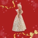 Signature 2025 Holiday Barbie - Eleganza in oro e argento