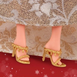 Signature 2025 Holiday Barbie - Eleganza in oro e argento