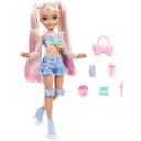 Bambola di moda Dream Besties Barbie Malibu con pattini a rotelle