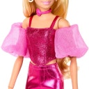 Bambola di moda Deluxe Style n. 5 in abito rosa metallizzato