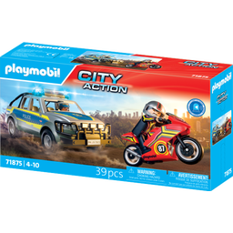 PLAYMOBIL Verfolgungsjagd mit Polizei Pick-Up - 1 Stk