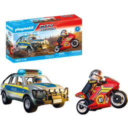 PLAYMOBIL Verfolgungsjagd mit Polizei Pick-Up - 1 Stk