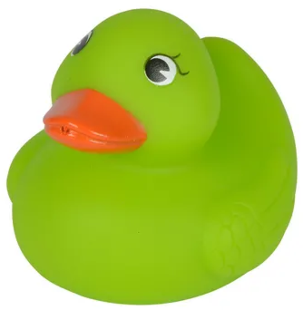 12 Paperelle Di Gomma Pasquali Con Orecchie Da Coniglio - Giocattoli Da Bagno Per Bambini, Multicolore, 6,5 Cm, Cigolanti