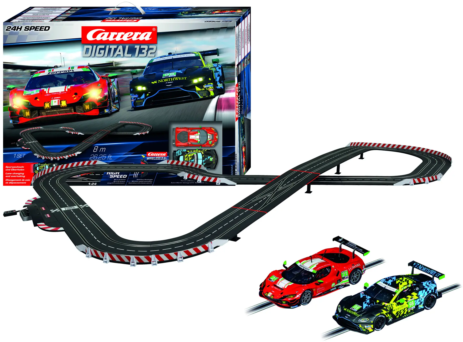 Carrera カレラ　Digital132 Pure Speed Carrera DIGITAL 132 30191 Pure Speed Set - Slot Car-Union