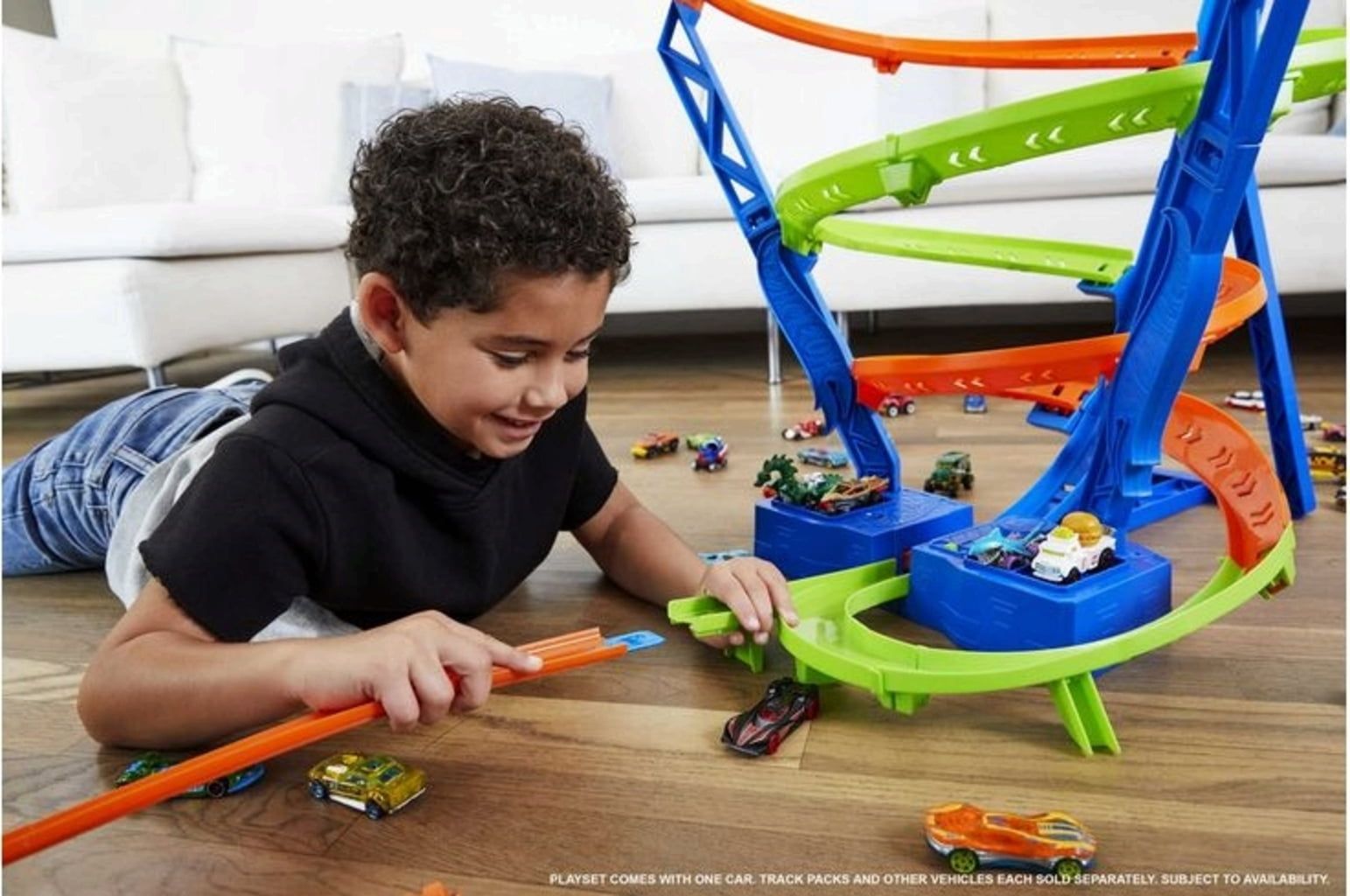 Hot wheels crash track sales set