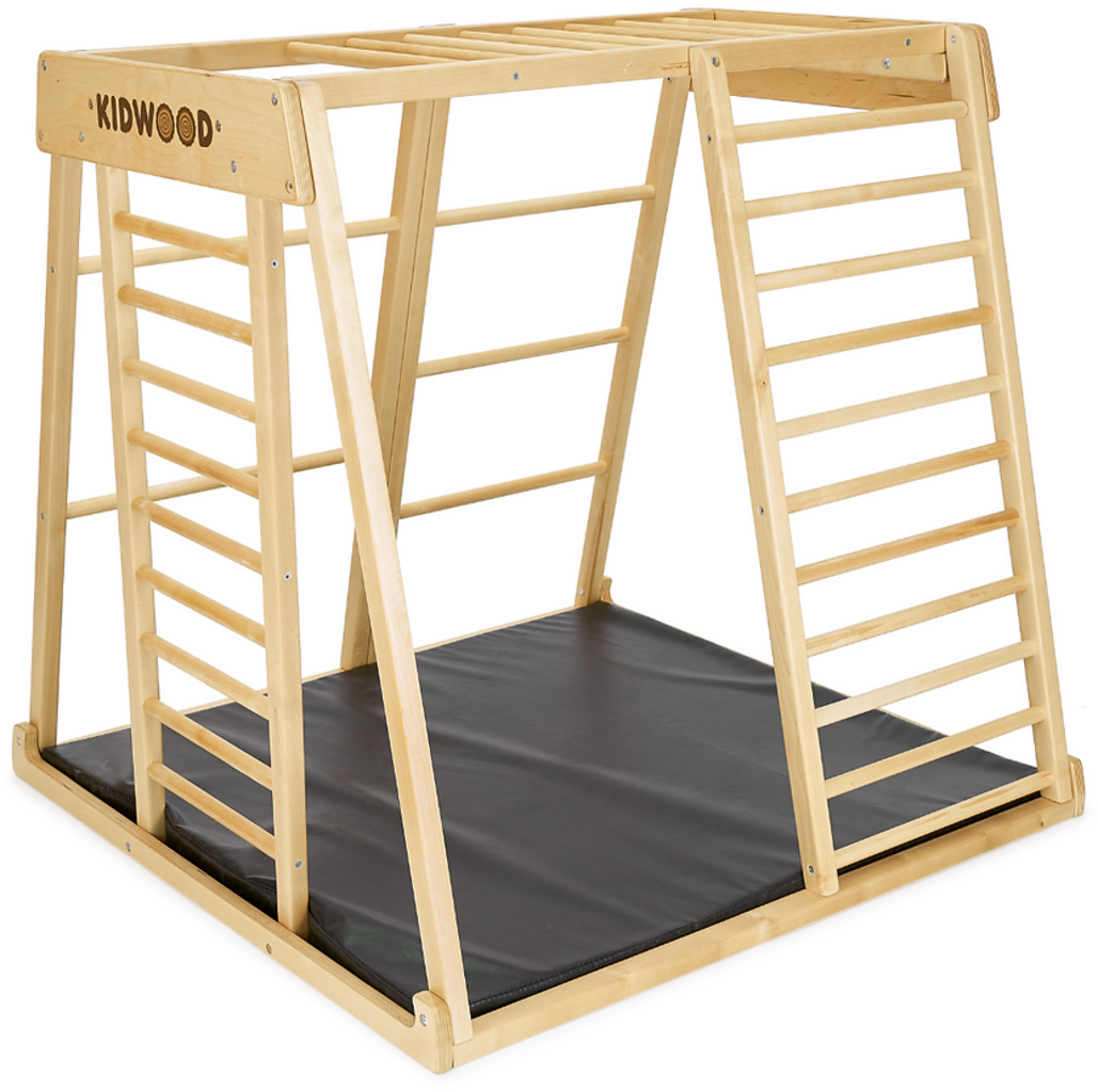 KIDWOOD Indoor-Klettergerüst Rocket Basis inkl. Matte - Playpolis