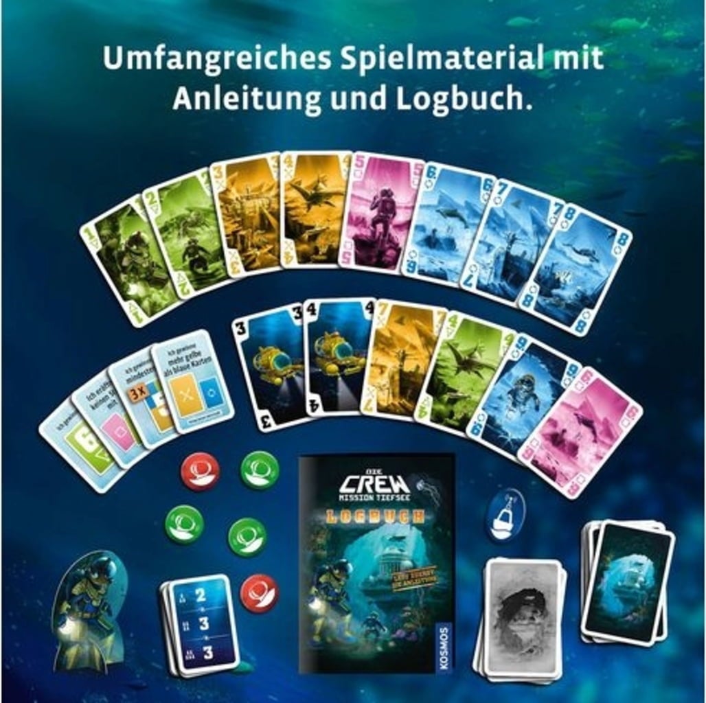 Kosmos Die Crew – Missione Tiefsee, Gioco Di Carte Cooperativo 3-5 Giocatori