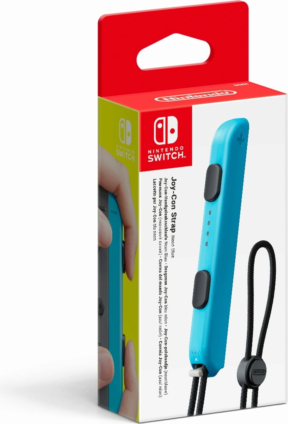 Joy-Con Wrist Strap, Neon Blue 1 item