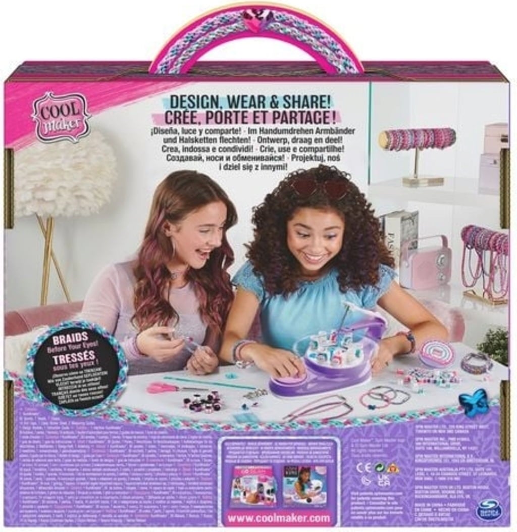 Cool Maker Kumi Creator Set Ricarica Sunset + Jewels – Per Bracciali E Collane Intrecciate Fai Da Te, Per Bambine Dagli 8 Anni In Su