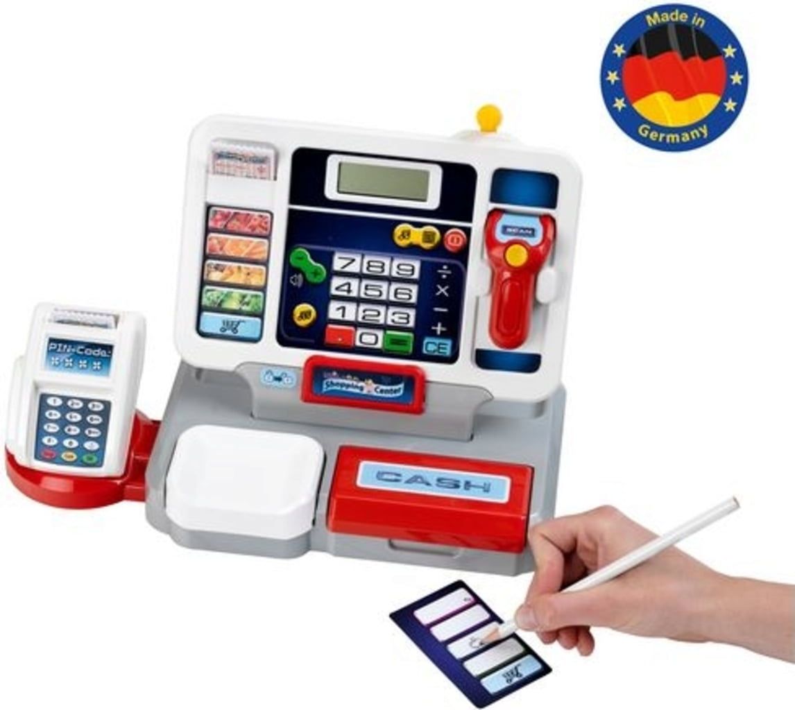 theo klein tablet cash register with a soundbar 834742 en
