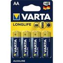LONGLIFE alkaline battery Mignon AA 1.5V - 4 Items - 1 item