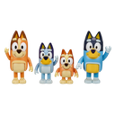 Bluey Confezione con 4 Personaggi (Famiglia) - 1 pz.